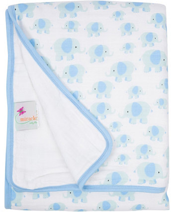 Одеяло Безмятежности Муслина для мальчиков и девочек Miracle Baby