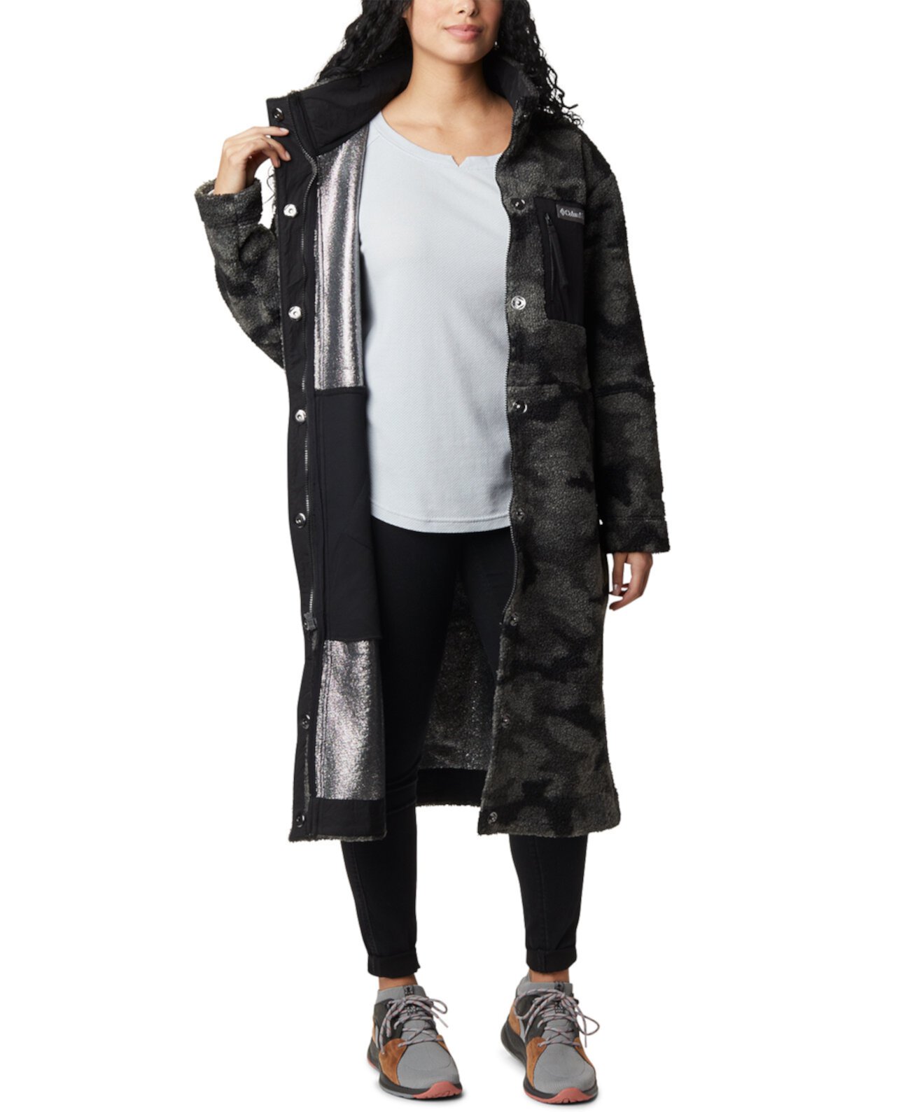 Женская флисовая куртка с камуфляжным принтом Panorama Columbia