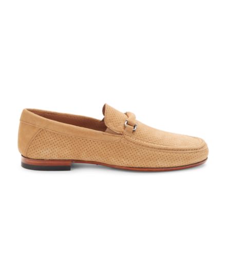 ​Perforated Suede Loafers Mezlan