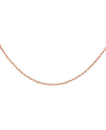 14k Rose Gold 18" Perfectina Chain Necklace Macy's