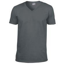 Mens Soft Style V-Neck Short Sleeve T-Shirt Floso