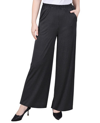 Petite Wide Leg Pull On Pants NY Collection