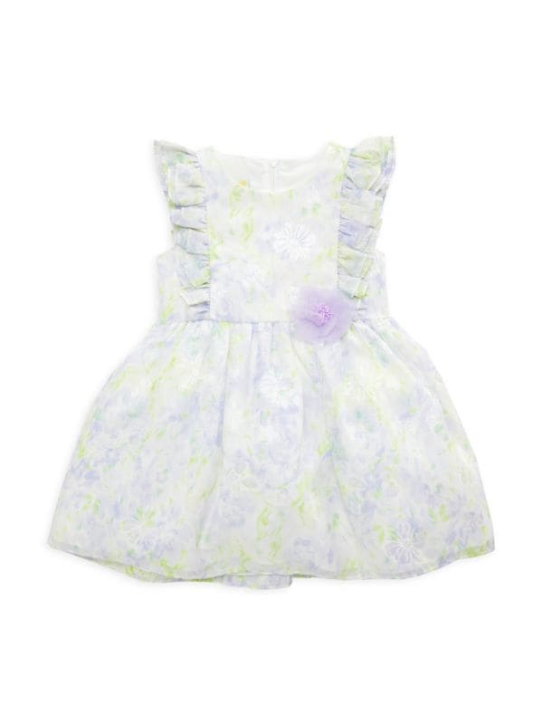 Little Girl's Floral Ruffle A-Line Dress Samara