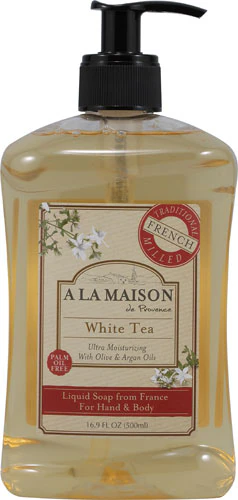 Французское жидкое мыло для рук — белый чай — 16,9 жидких унций A La Maison