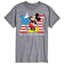 Disney's Mickey Mouse Big & Tall All American Graphic Tee License