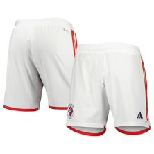 Men's adidas White New England Revolution 2023 Away AEROREADY Authentic Shorts Adidas