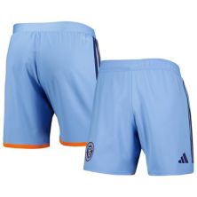 Men's adidas Light Blue New York City FC 2023 Away AEROREADY Authentic Shorts Adidas