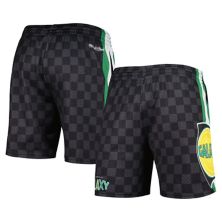 Men's Mitchell & Ness Black LA Galaxy City Mesh Shorts Unbranded
