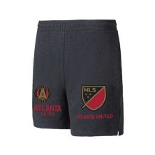 Men's Concepts Sport  Charcoal Atlanta United FC Multi-Logo Shorts Unbranded