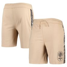 Men's Concepts Sport  Tan Nashville SC Team Stripe Shorts Unbranded