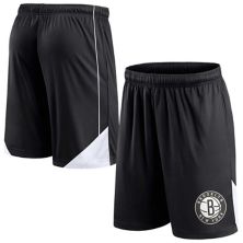 Men's Fanatics Branded Black Brooklyn Nets Slice Shorts Fanatics
