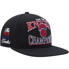 Men's Mitchell & Ness  Black New York Knicks Hardwood Classics SOUL Champions Era Diamond Snapback Hat Mitchell & Ness
