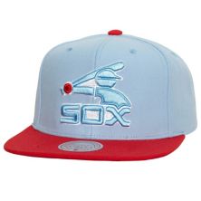 Men's Mitchell & Ness Light Blue/Red Chicago White Sox Hometown Snapback Hat Mitchell & Ness