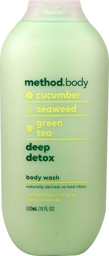 Method Гель для душа Deep Detox Cucumber Seaweed Green Tea -- 18 жидких унций Method